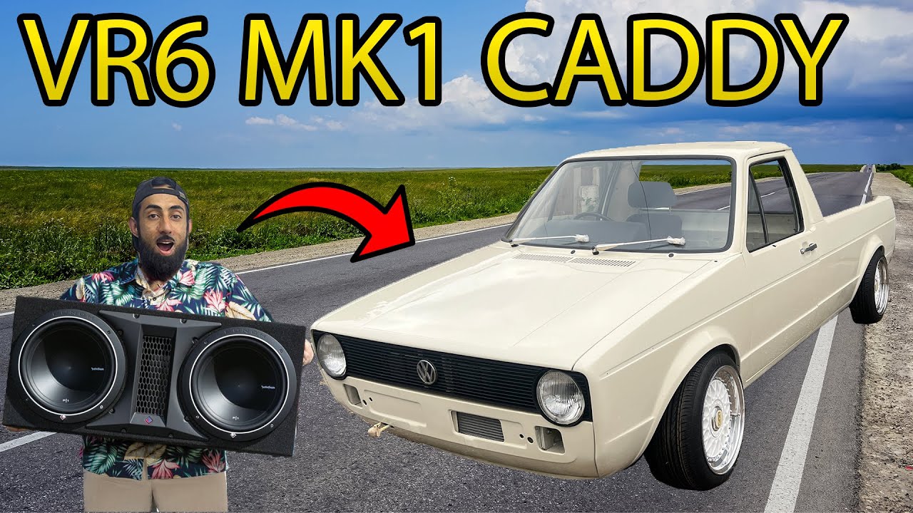От бампера до баса | VR6 3.2 Volkswagen Caddy MK1 Custom Upgrades и звуковая система — Эпизод 24