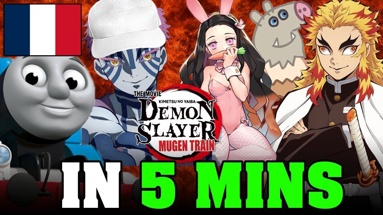 Demon Slayer – Le Train de l’Infini en 5 MINUTES | The Oreolito (FR, Reupload)