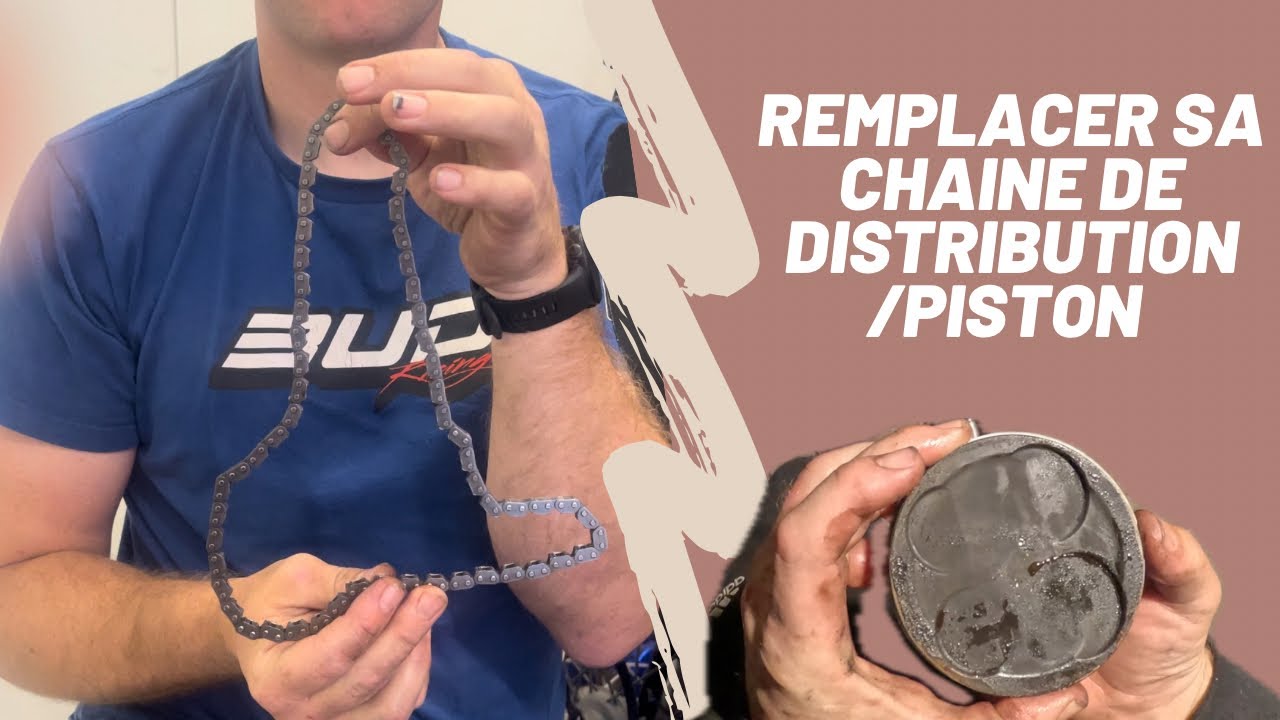 Remplacer sa chaîne de distribution et son piston,  yamaha 450 yzf épisode 2