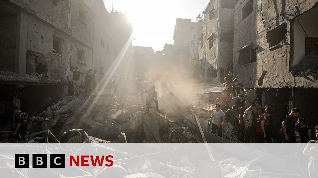 Israel strikes 200 Gaza targets overnight, IDF says - BBC News