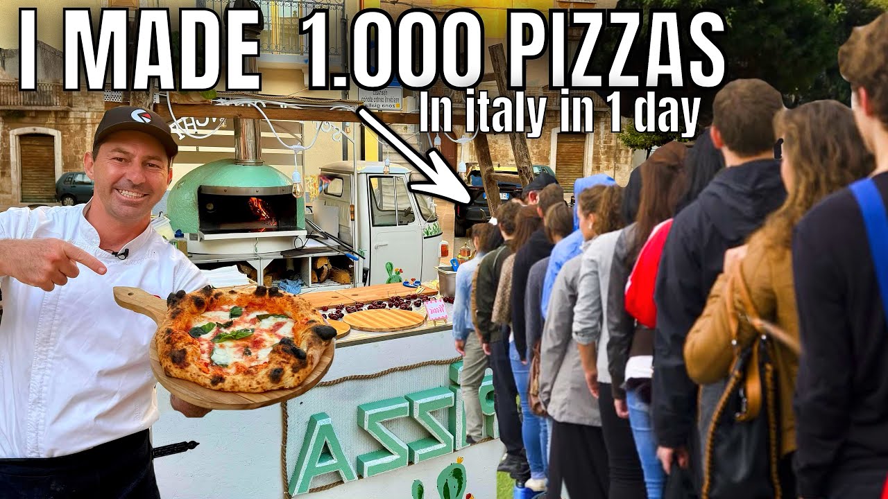 HOW ACTUALLY MADE 1.000 PIZZAS on the road
