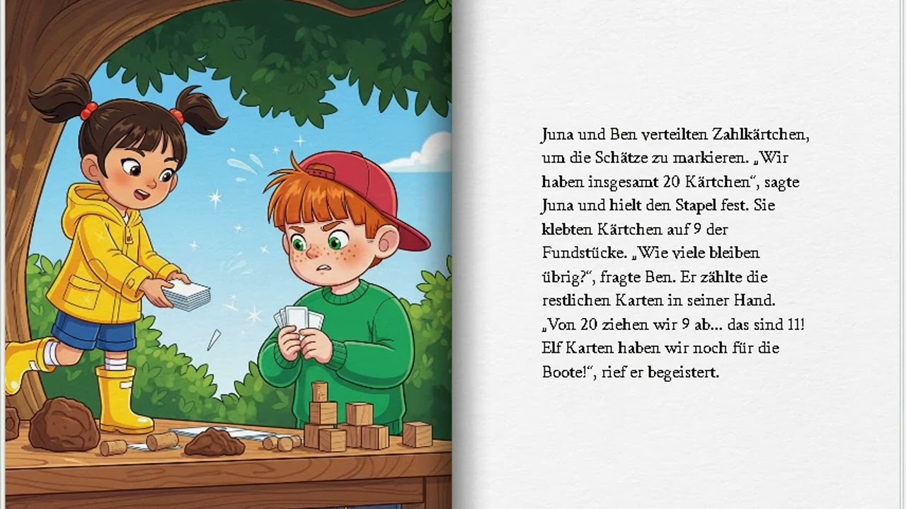 Die Pfützen Parade German Kindergeschichte wissenschaftlicher Spaß für Kinder