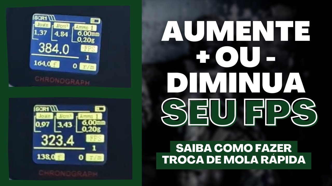 Troca de Mola Rápida no Airsoft! Aumente ou diminua seu FPS!