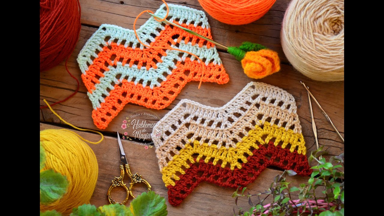 ( Zig Zag en crochet ) Técnicas , Crochet y muchos Tips.