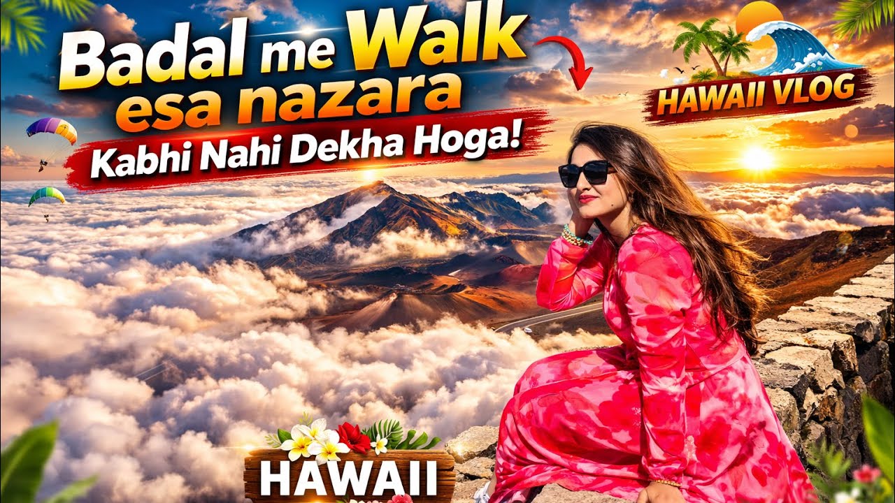 #kya Hawaii me aapne esa nazara dekha hai pehle kabhi….? #Hawaii #CloudWalk #AboveTheClouds