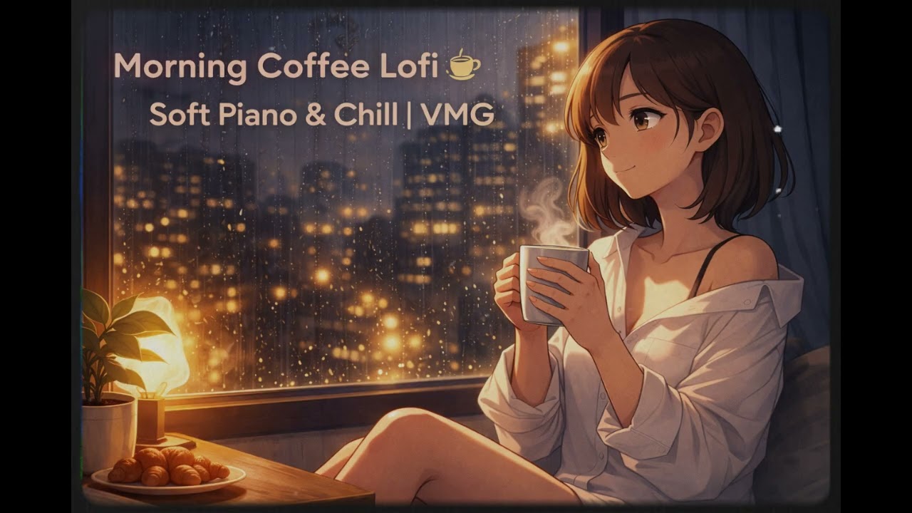 Morning Coffee Lofi ☕ Soft Piano & Chill | Study / Relax / Focus | VMG
