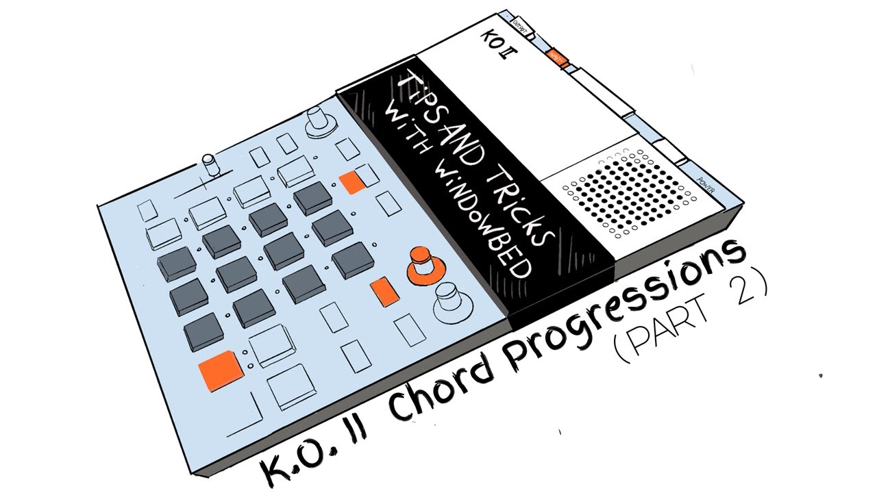 Chord progressions in different keys and modes on the EP-133 K.O. II (music theory part 2)