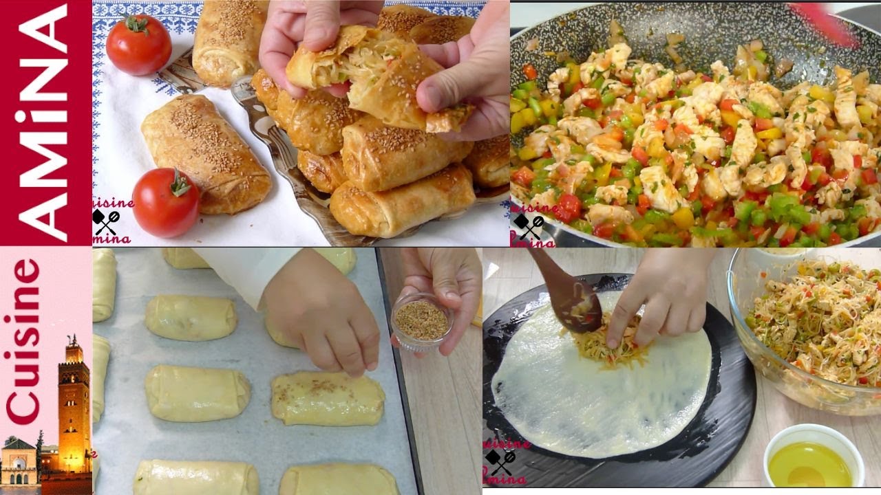 مسمن في الفرن بحشوة رائعة و لذيذة جدا لمائدة شهر رمضان