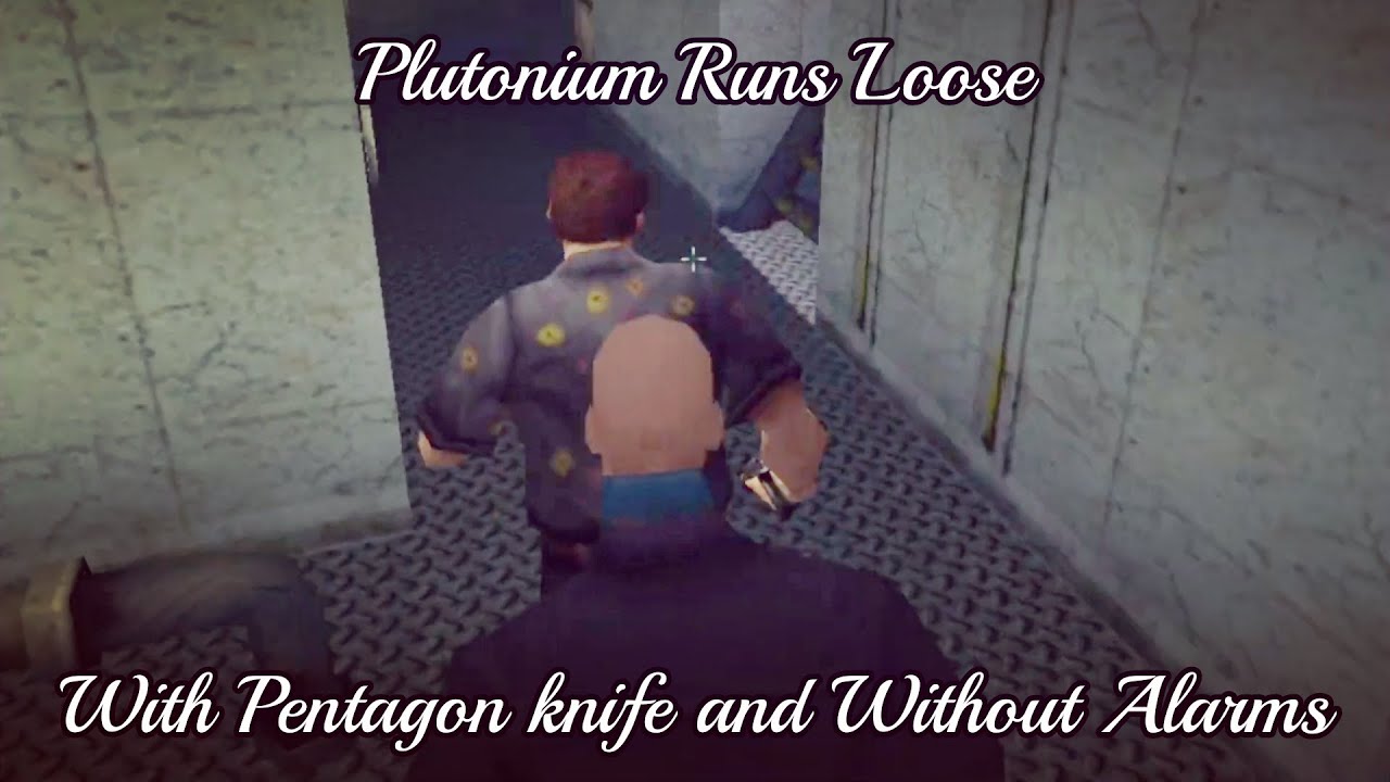 Hitman: Codename 47 - Plutonium Runs Loose with Pentagon knife and Without Alarms