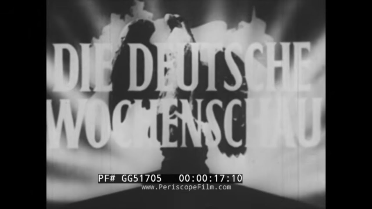 &laquo;Немецкий еженедельный обзор&raquo; 1942 г. Немецкая пропагандистская кинохроника времен Второй мировой...