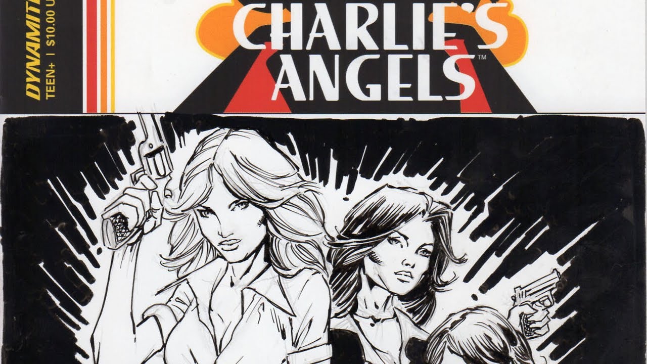 CHARLIES ANGELS SKETCH COVER