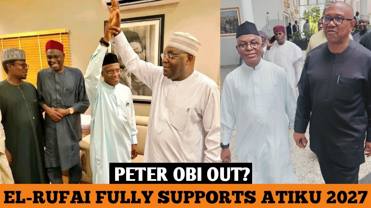 OBI OUT? El-Rufai Quietly Teams Up With Atiku For 2027