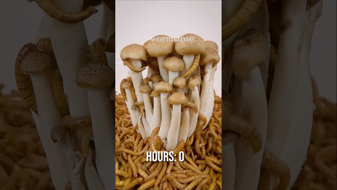 Mealworms vs. Honey melon, mushroom and tofu