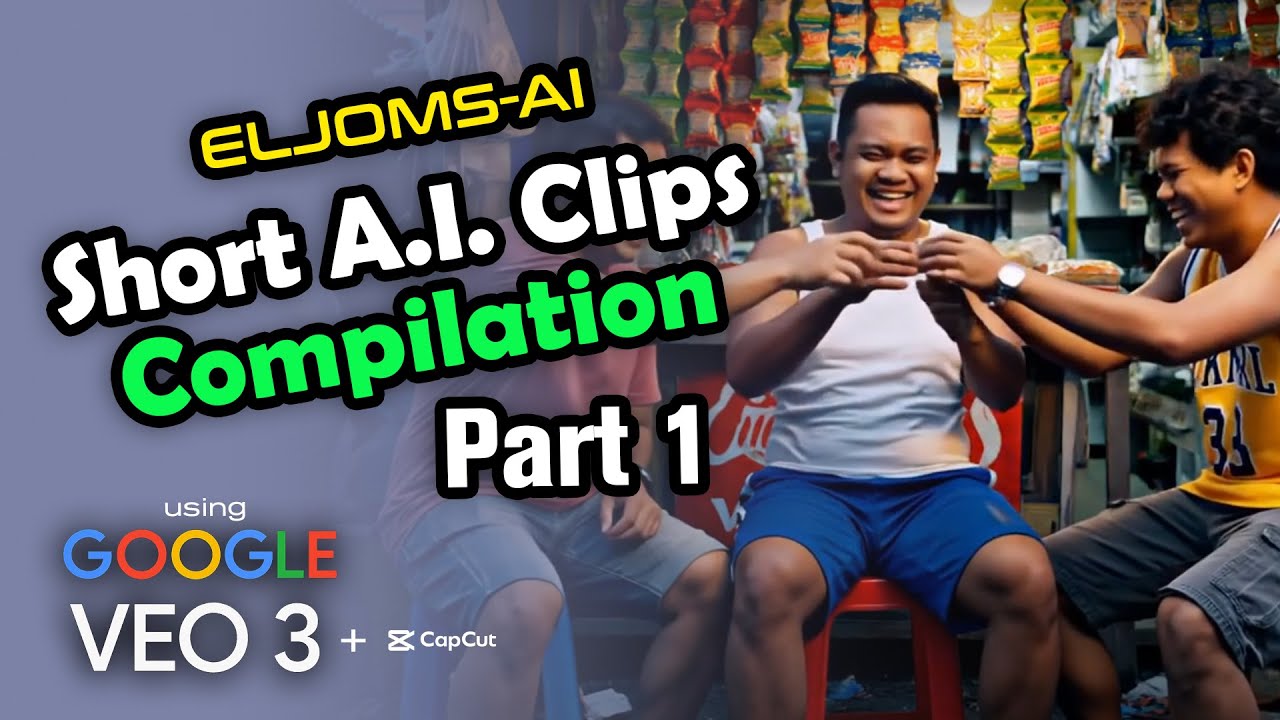 Pinoy funny skits, A.I. created clips compilation. Part 1