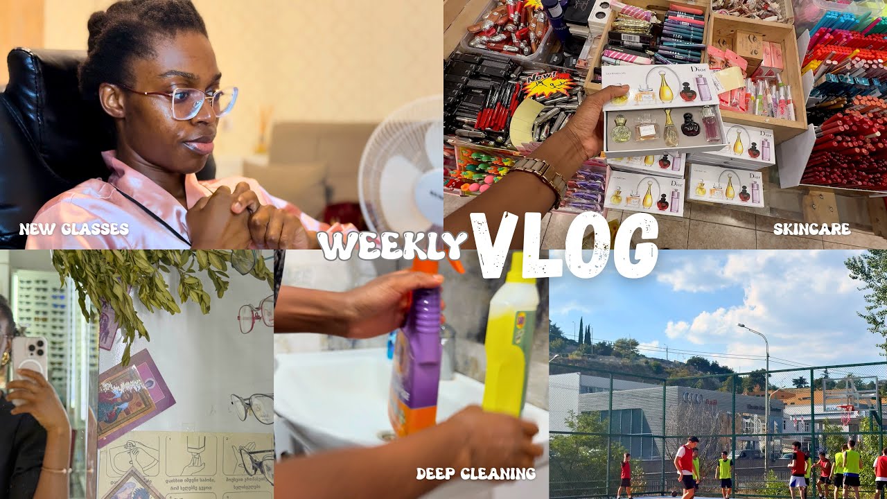 Weekly Vlog: Skincare Finds ✨, New Glasses, Basketball Tournament🏀⛹🏽‍♀️& a Deep Clean.