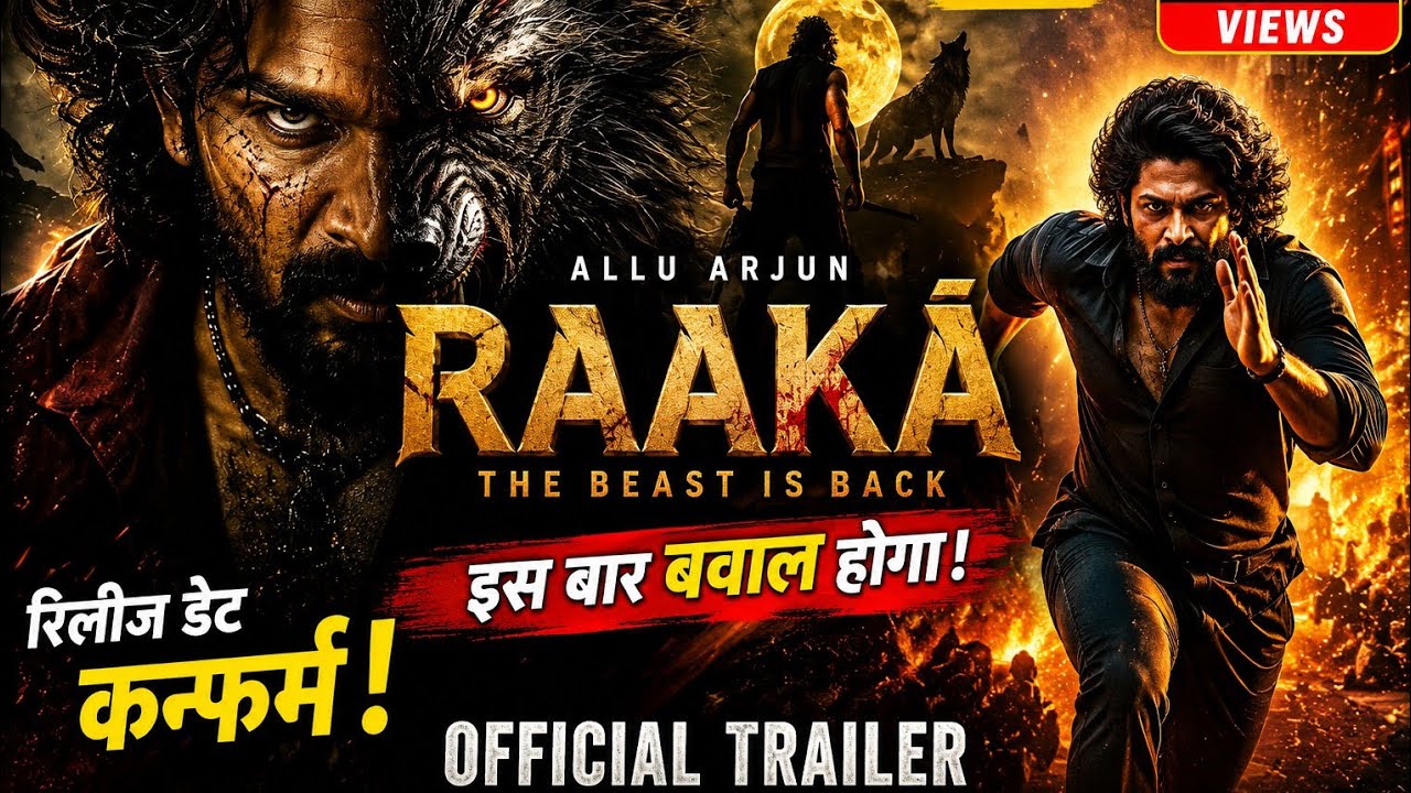 RAAKA Official Trailer (2027) | Allu Arjun | Atlee | Deepika Padukone | Hindi Dubbed