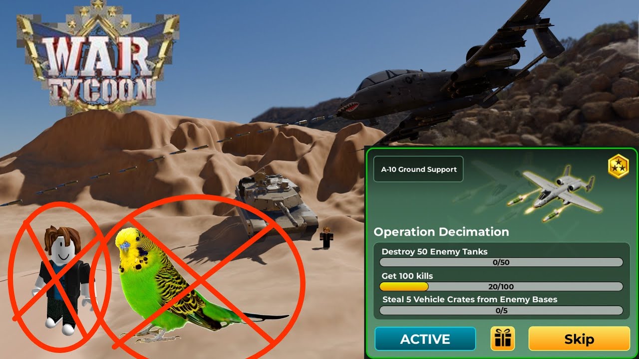 A-10 Warthog gameplay + trying to get a-10 airstike legit in war tycoon