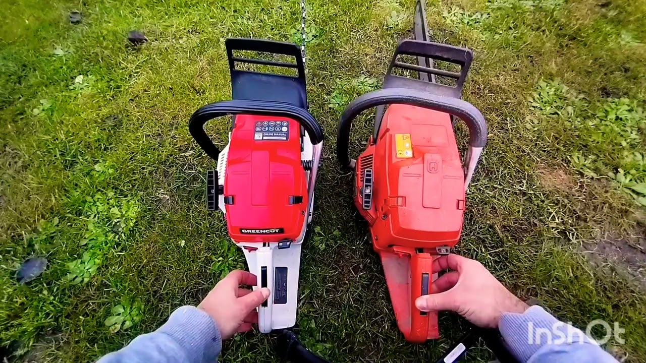 Greencut gs750x vs Husqvarna 365 porównanie brzmienia. Piła pilarka motorowa spalinowa.