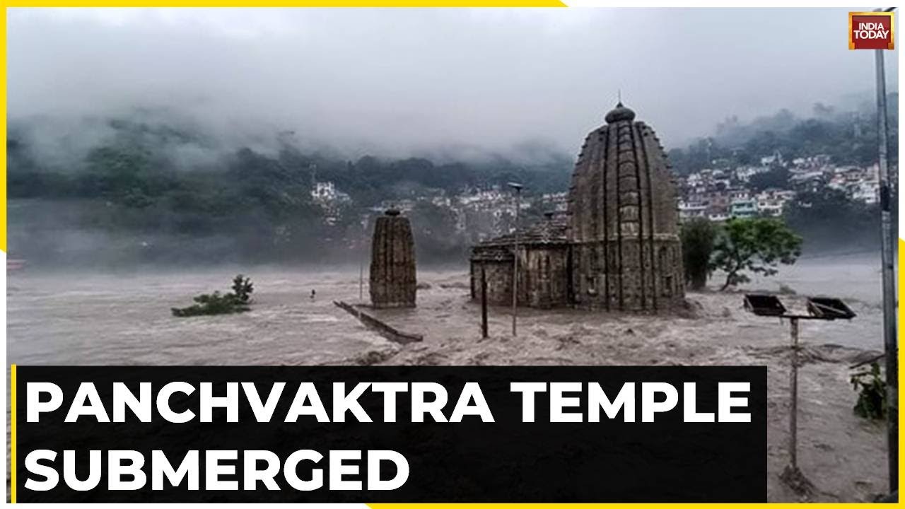 Himachal Pradesh Rains: Mandi's Panchvaktra Temple Submerged Due To Spate In Beas River