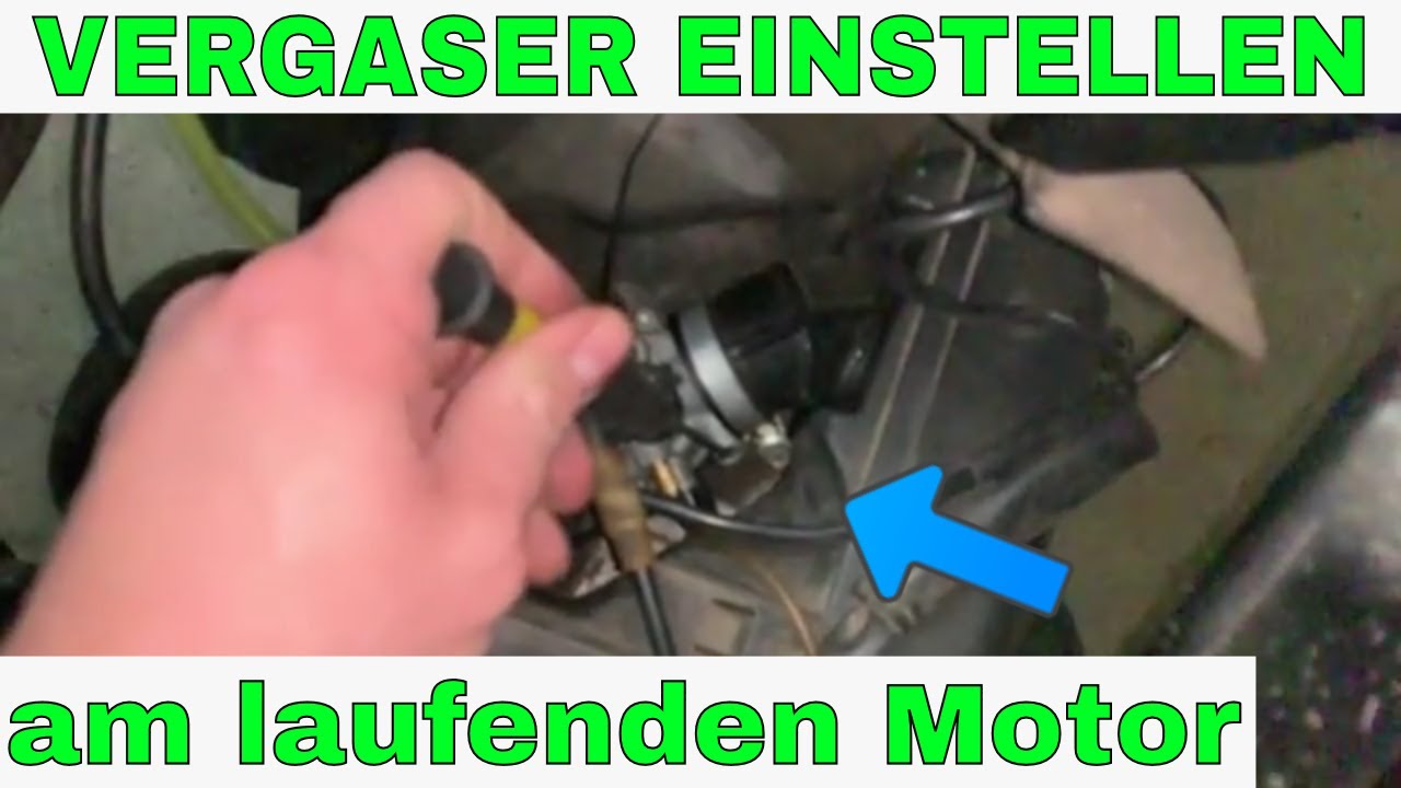 [TUTORIAL] Vergaser Grundeinstellung machen - LIVE am Roller / Vergaser einstellen