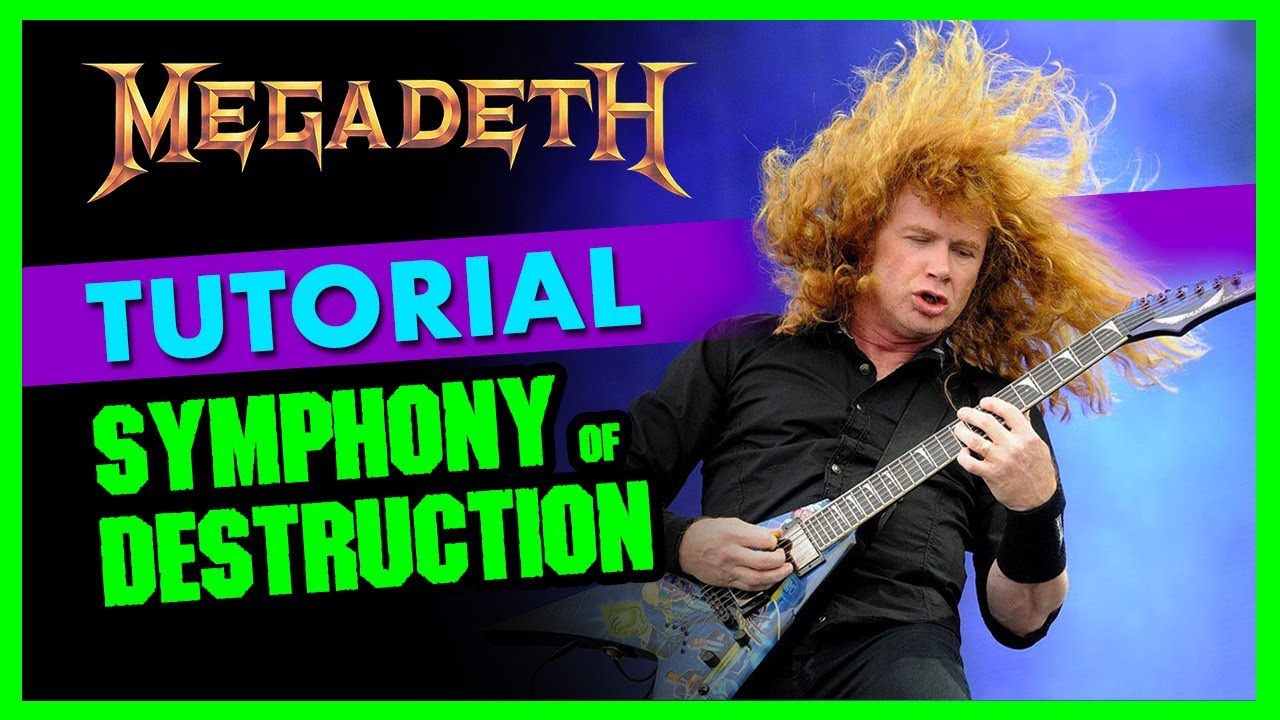 Tutorial - Come suonare SYMPHONY of DESTRUCTION - Megadeth - Lezioni di Chitarra Metal con TAB