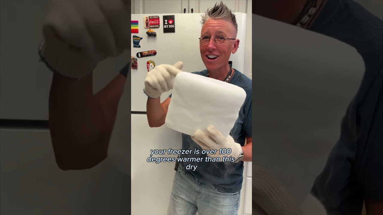 You can&rsquo;t store dry ice in your freezer 🥶 🎃 #halloweenwithshorts