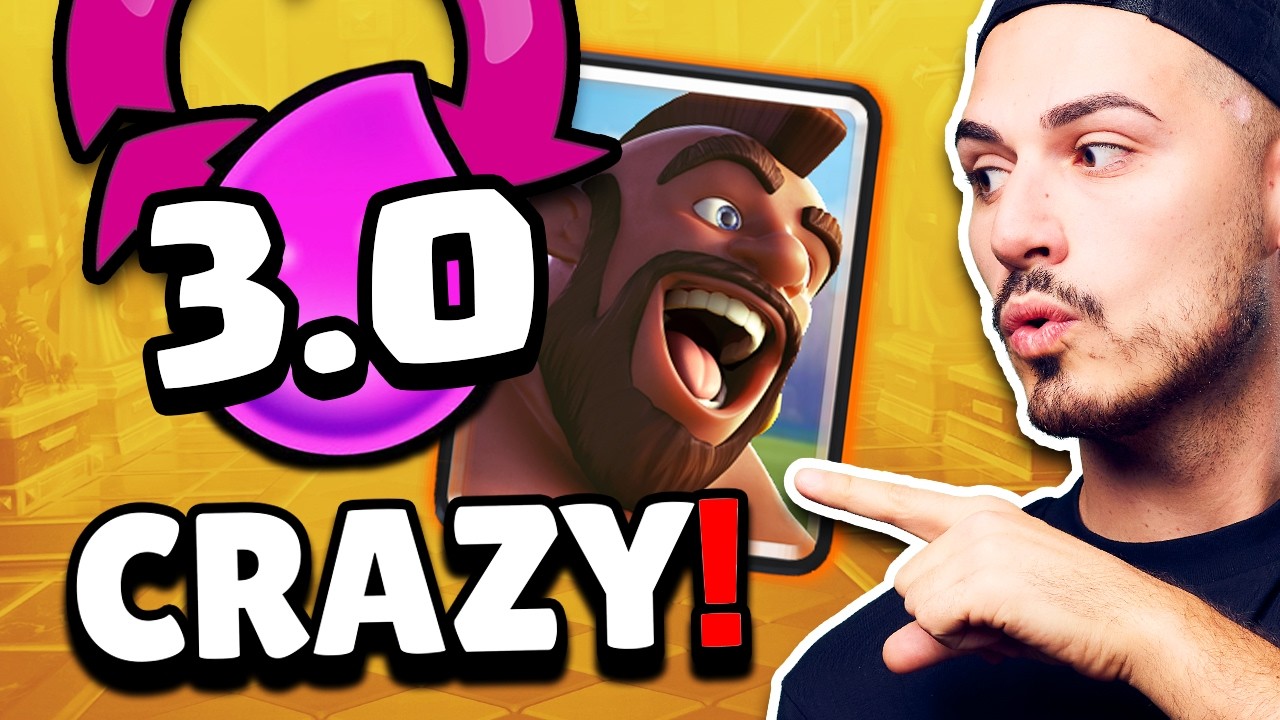 WOW... Provo il NUOVO DECK 3.0 DOMATORE + 2 HERO su CLASH ROYALE!