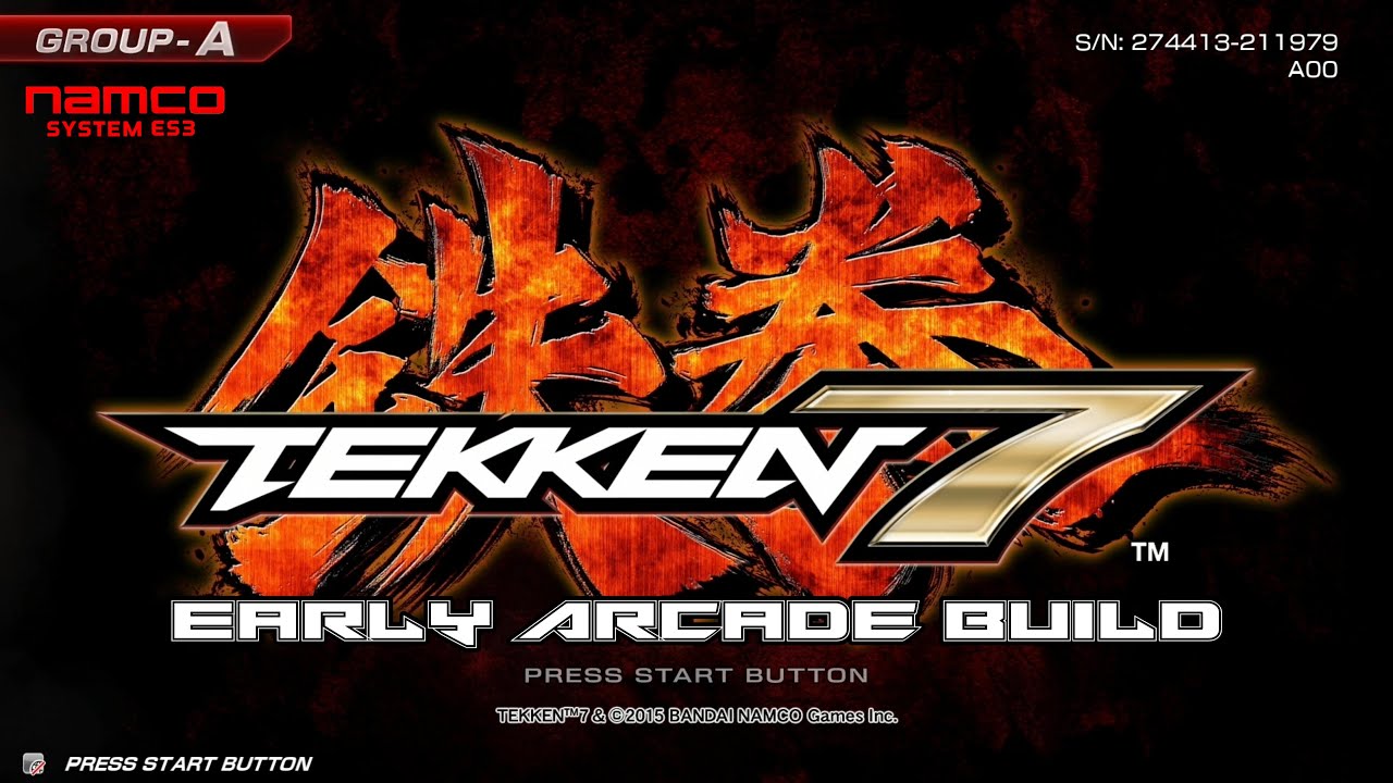 Tekken 7 Early Arcade Build Namco System ES3 4K 60 FPS