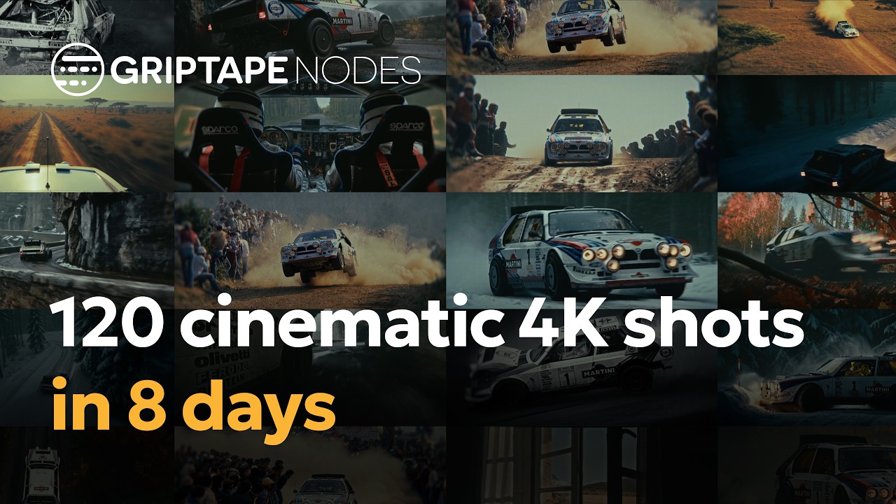 Мы создали 120 кинематографичных 4K-кадров за 8 дней с помощью AI-пайплайна | Griptape | Foundry