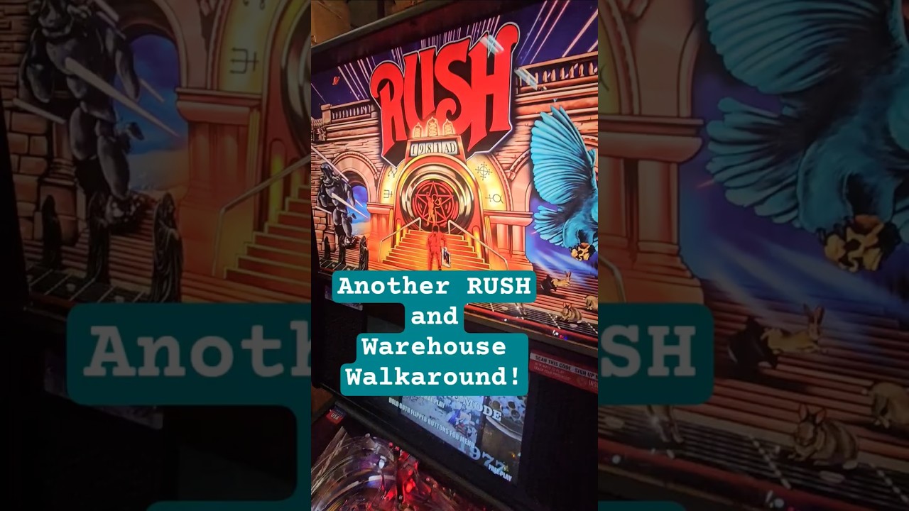 Пинбол Stern RUSH Premium и другие игры от TNT Amusements в наличии на складе! #пинбол