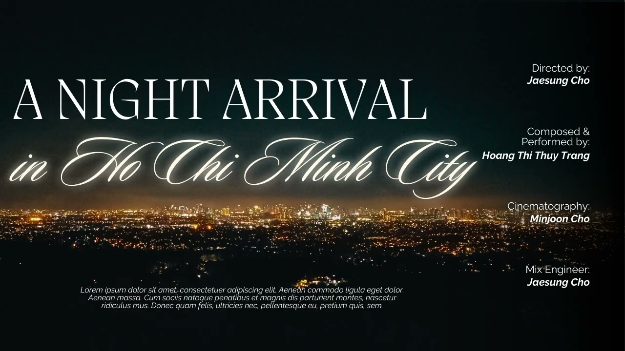 A Night Arrival in Ho Chi Minh City