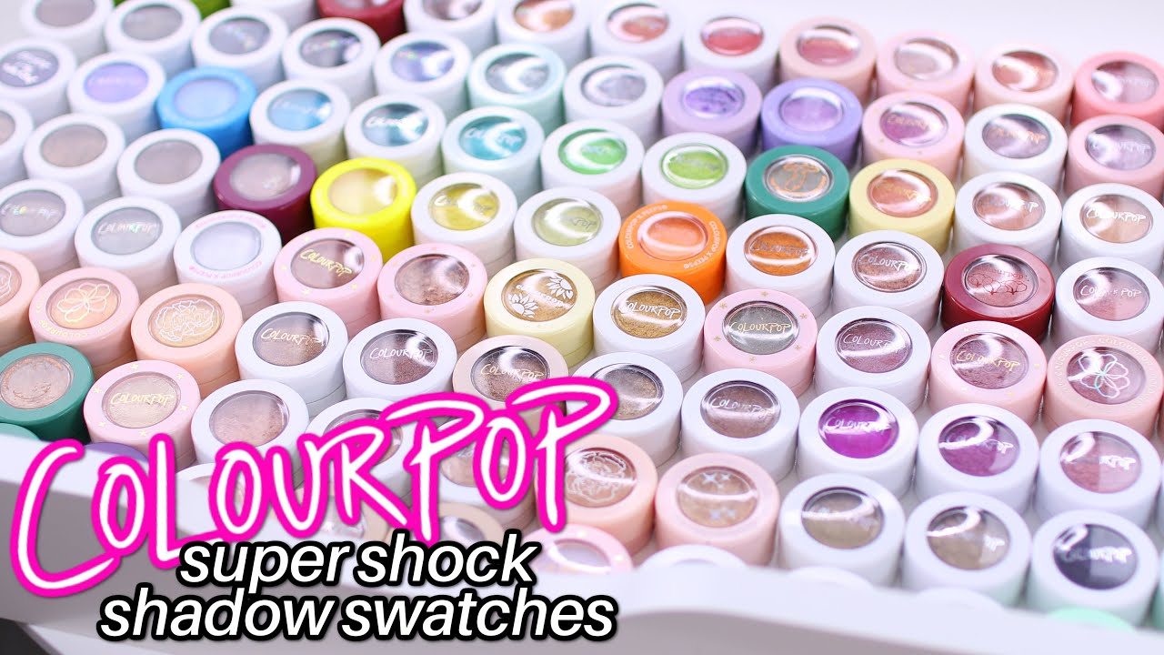 СУПЕР-ШОКОВЫЕ СВОТЧИ ТЕНЕЙ COLOURPOP! 😍 100 ОТТЕНКОВ + СРАВНЕНИЯ