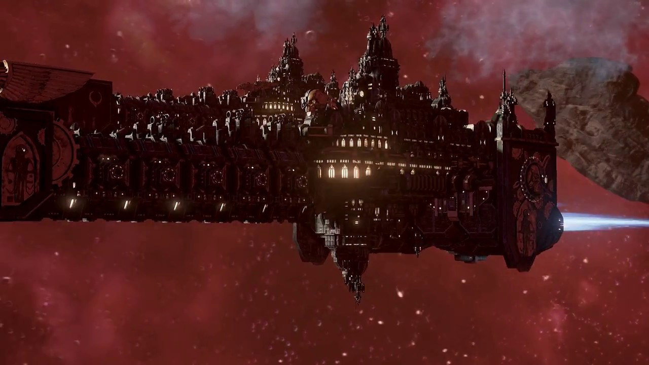 Battlefleet Gothic Armada - SM Battle Barges vs Tau Skirmish Gameplay