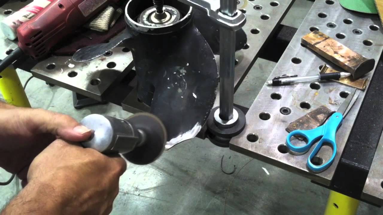 Tig Weld Boat Prop Repair