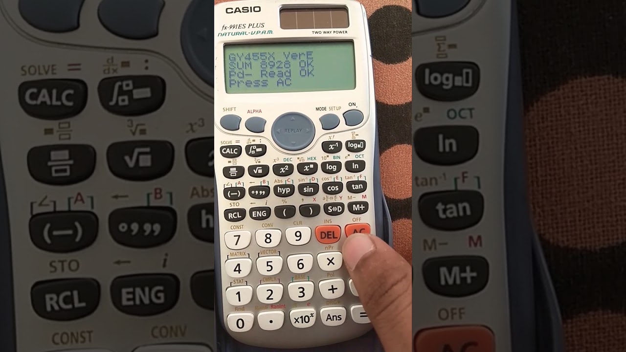 как проверить правильность работы калькулятора Casio перед покупкой... 🤔🤔🤔