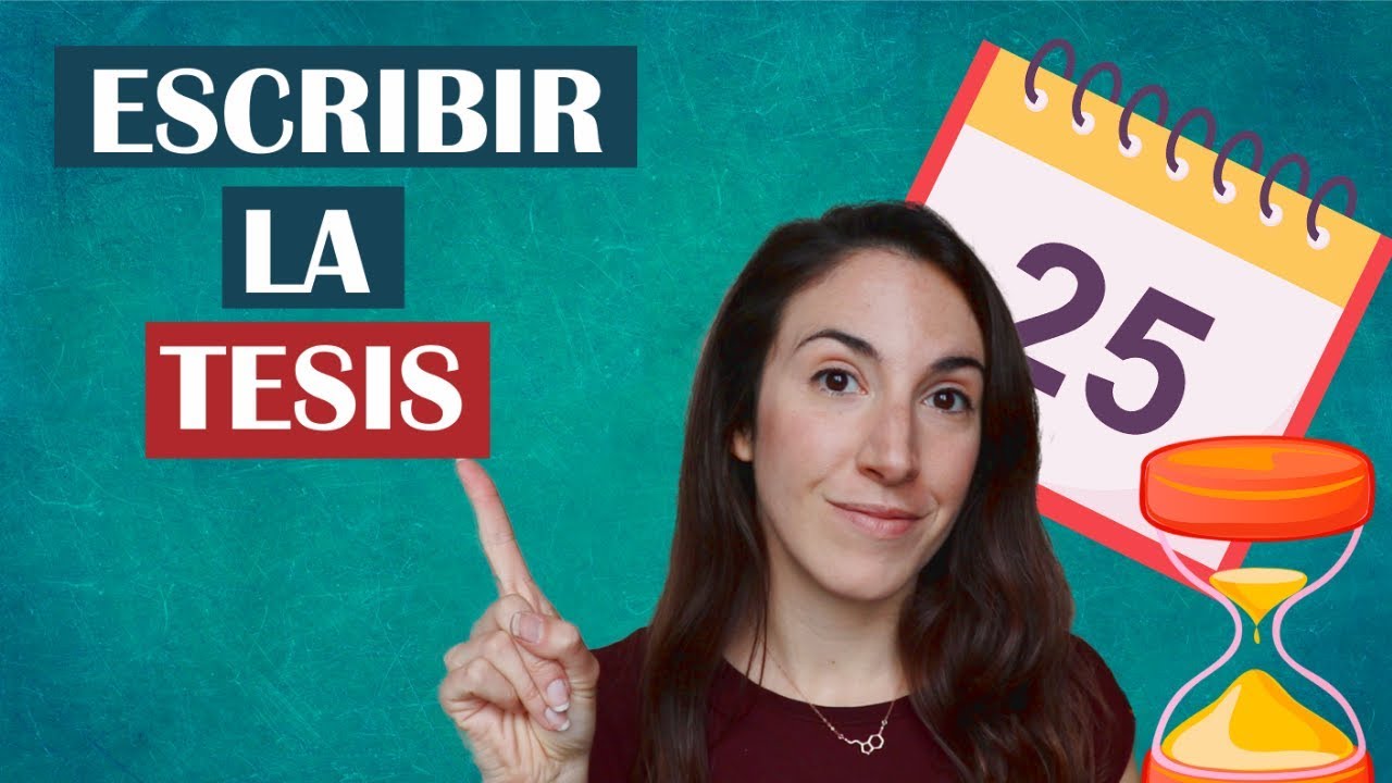Cómo organizar tu tiempo para escribir la tesis doctoral