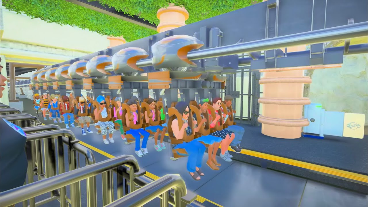 Phantasialand Black Mamba - POV - Onride - Bodycam Onride - Planet Coaster Version