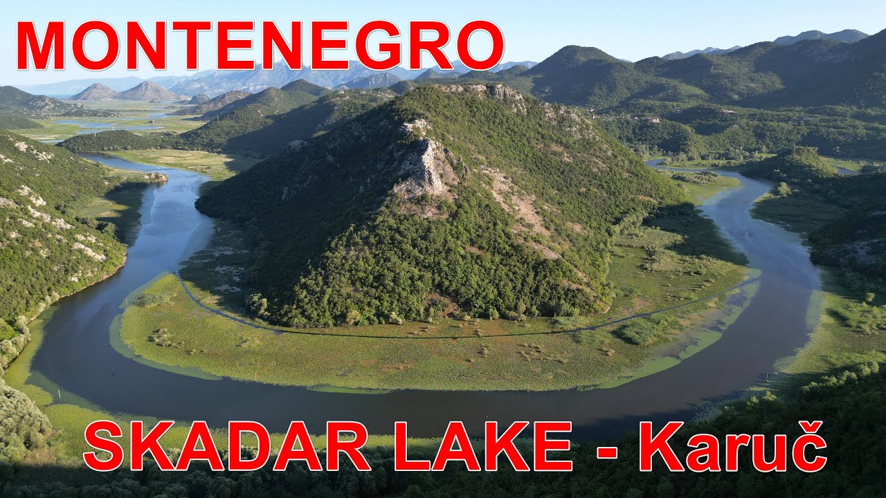 SKADAR LAKE - Karuč - MONTENEGRO - Jezioro Szkoderskie - największe jezioro na Bałkanach  - 4K Drone