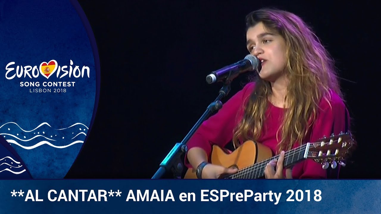 Amaia canta 'Al Cantar' en ESPreParty 2018 | Eurovisión 2018