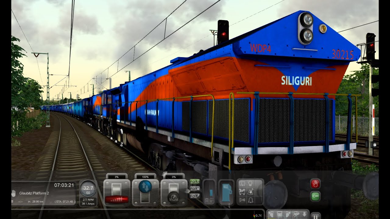 Driving SILIGURI Loco 30215 Realistic Indian Train Simulator Gameplay 🇮🇳🔥