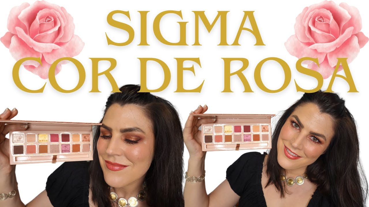 Finally trying the Sigma Cor De Rosa Palette - I've wanted this palette for so long!