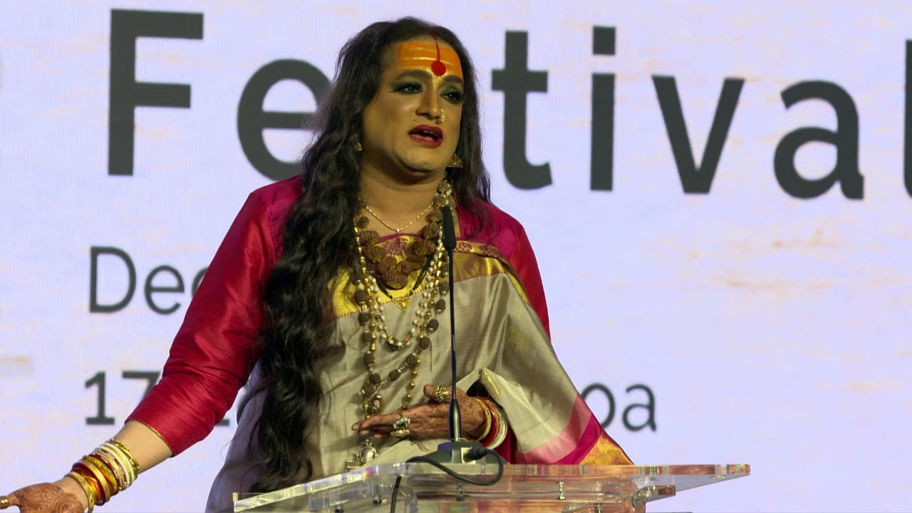 Laxminarayan Tripathi at  Indic Thoughts Festival
