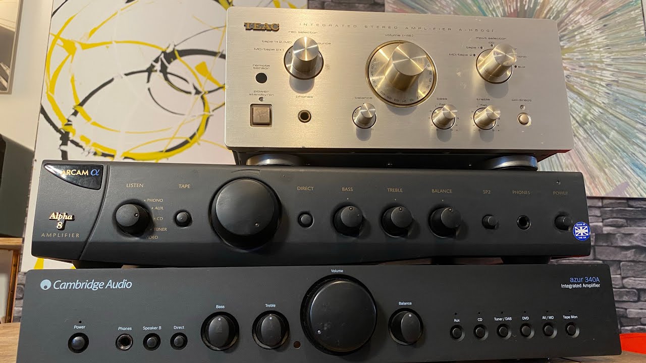 Three amp shootout .Arcam v Cambridge v TEAC