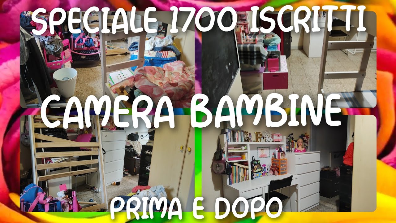 🌸PULIZIA PROFONDA in CAMERA DELLE BAMBINE🌸con AIUTANTI e POSSONO APPENDERLI🌸SPECIALE 1700 ISCRITTI🌸