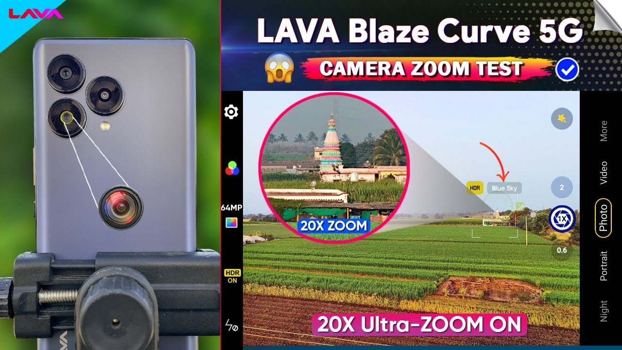 LAVA Blaze Curve 5g Camera Zoom Test | 20X- 64MP Camera Zoom Test | Lava Blaze Curve 5g Camera Test