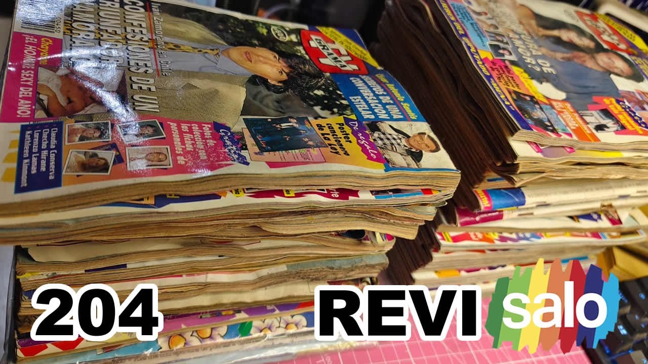 ReviSALO en vivo 🔴 205 Ojeando y ordenando decenas de portadas TV-GRAMA - PARTE 2