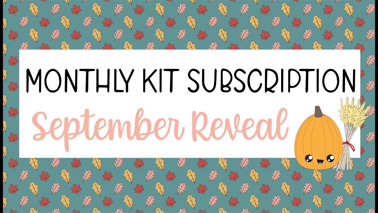 Monthly Planner Subscription - September