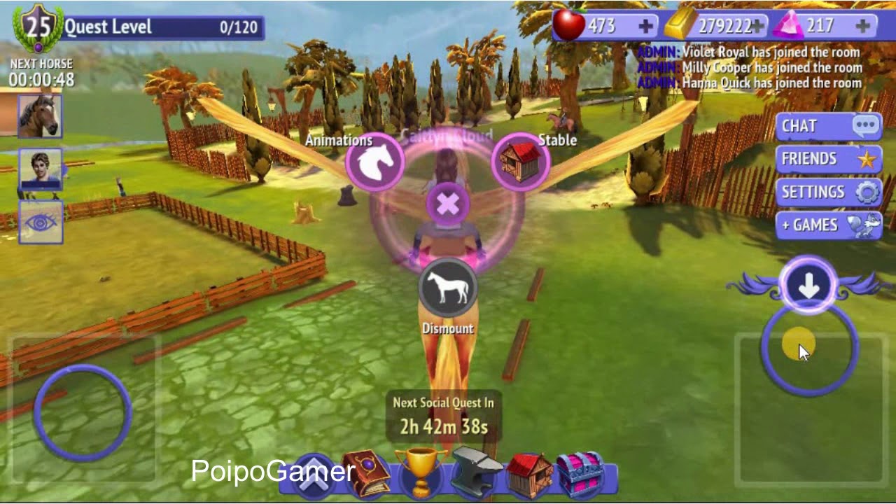My First Flying Horse - Fire Pegasus - Horse Riding Tales
