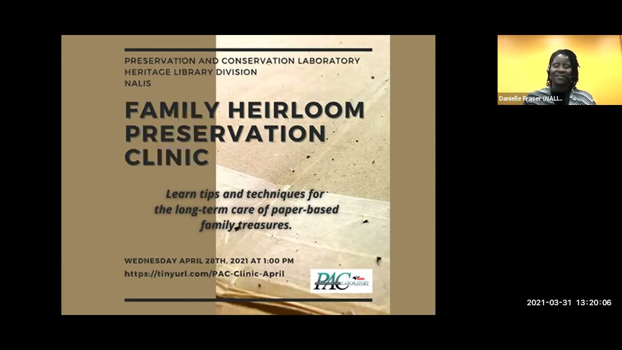 Tips & Techniques for Preserving your Family's Heirlooms