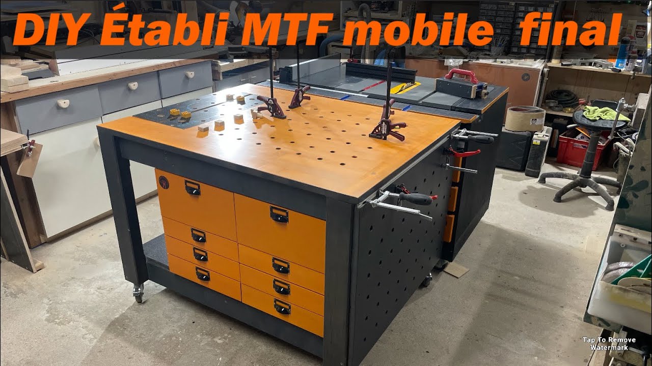 Comment fabriquer un établi mobile MFT épisode final
